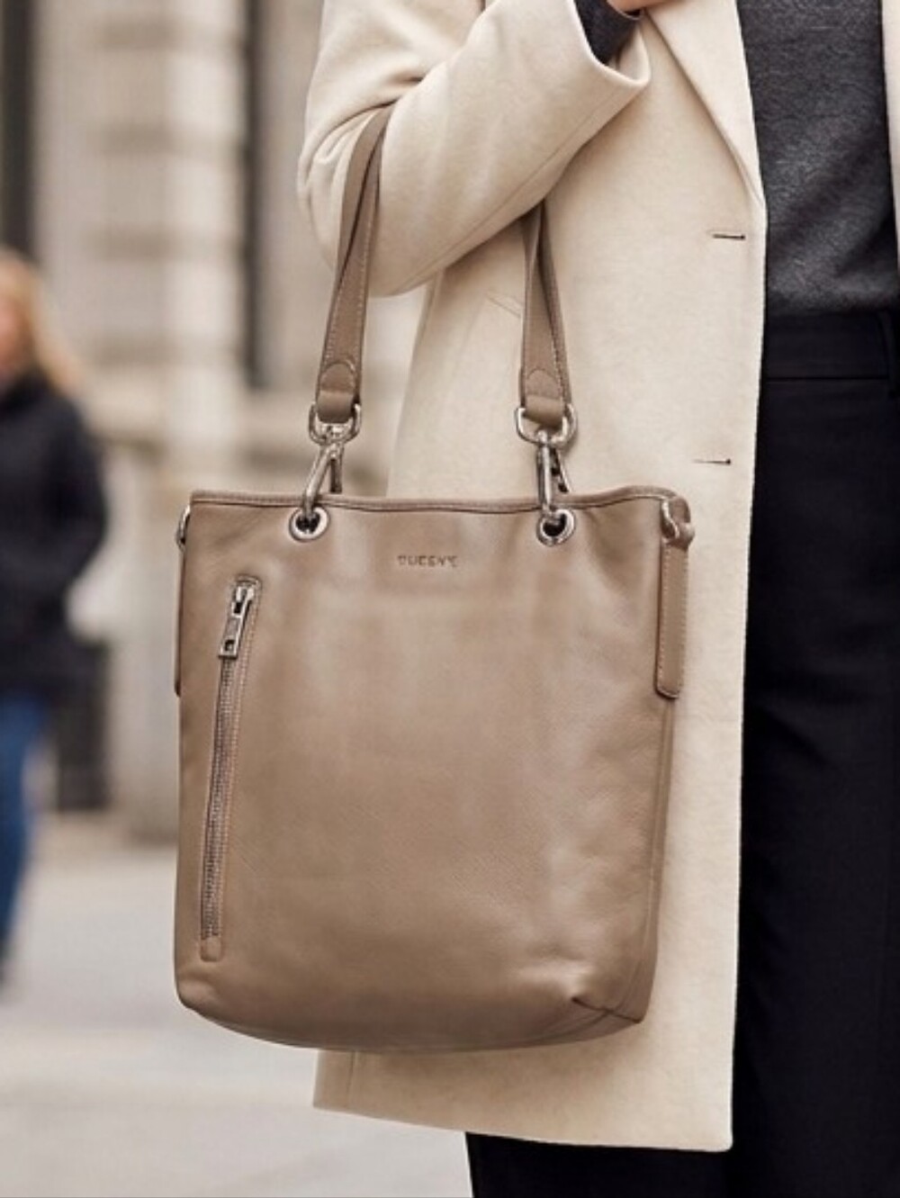 RUDSAK Taupe Shoulder Tote